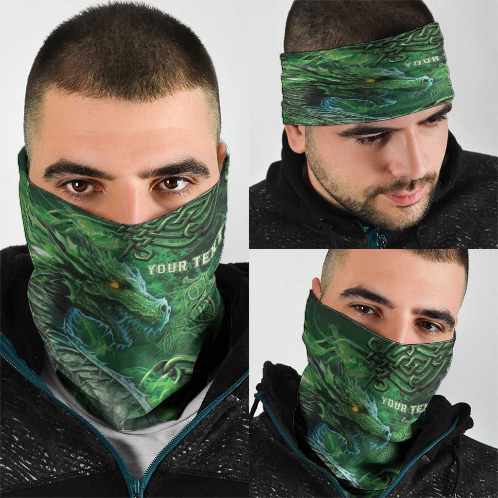 Personalized Ireland Celtic Neck Gaiter Irish Roots Dragon Soul LT05