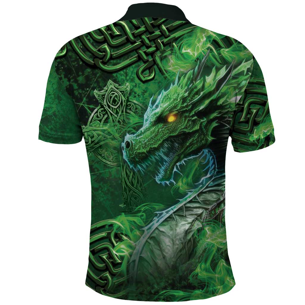 Personalized Ireland Celtic Polo Shirt Irish Roots Dragon Soul LT05