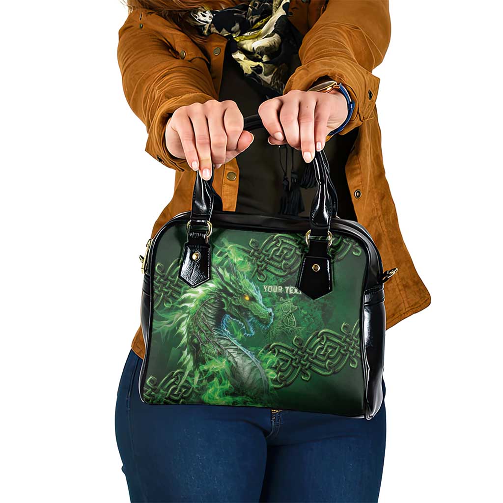 Personalized Ireland Celtic Shoulder Handbag Irish Roots Dragon Soul LT05