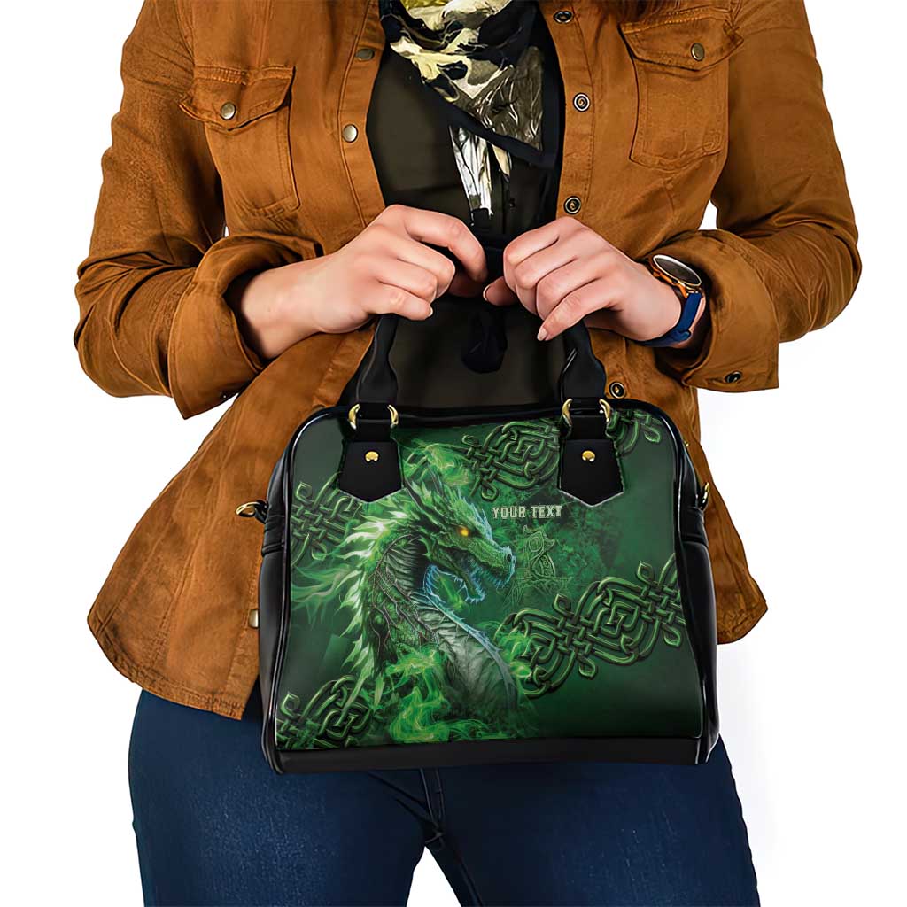 Personalized Ireland Celtic Shoulder Handbag Irish Roots Dragon Soul LT05