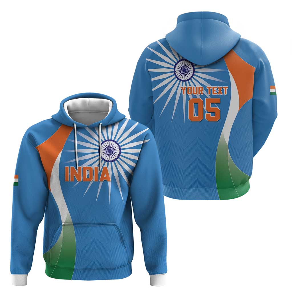 Custom India Cricket Hoodie Sporty Style LT05