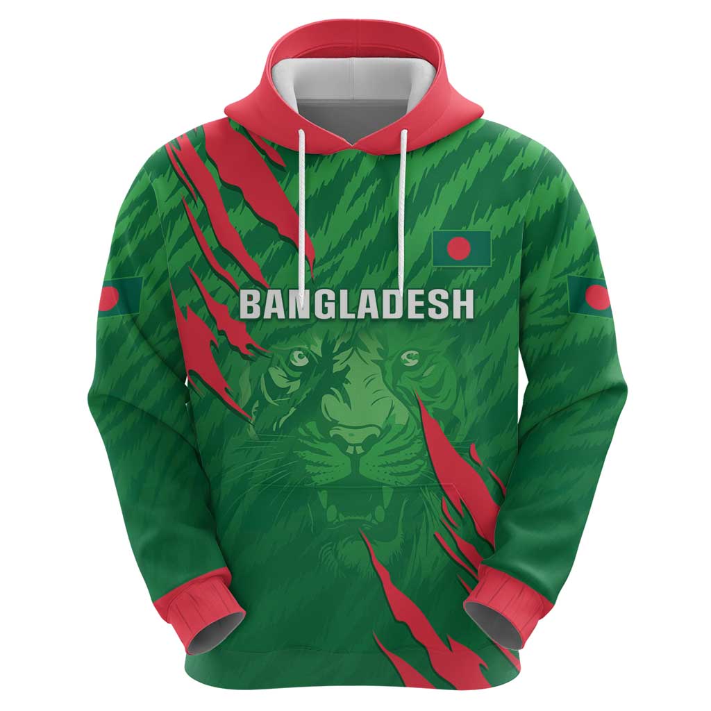 Custom Bangladesh Cricket Hoodie Go Champions The Tigers LT05