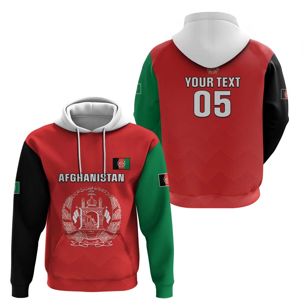 Custom Afghanistan Cricket Hoodie Flag Style LT05