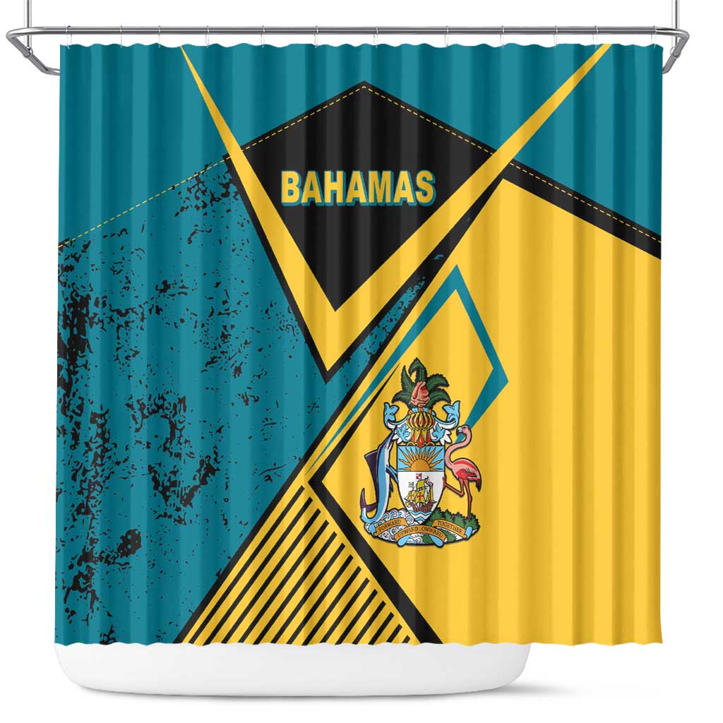 Bahamas Shower Curtain Coat Of Arms Unique Style LT05