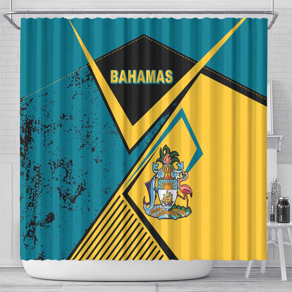 Bahamas Shower Curtain Coat Of Arms Unique Style LT05
