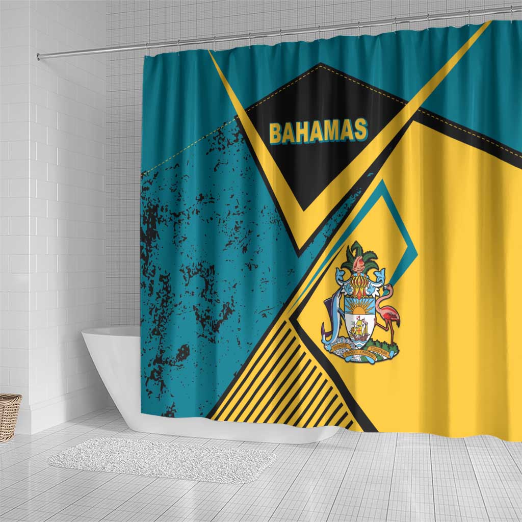 Bahamas Shower Curtain Coat Of Arms Unique Style LT05