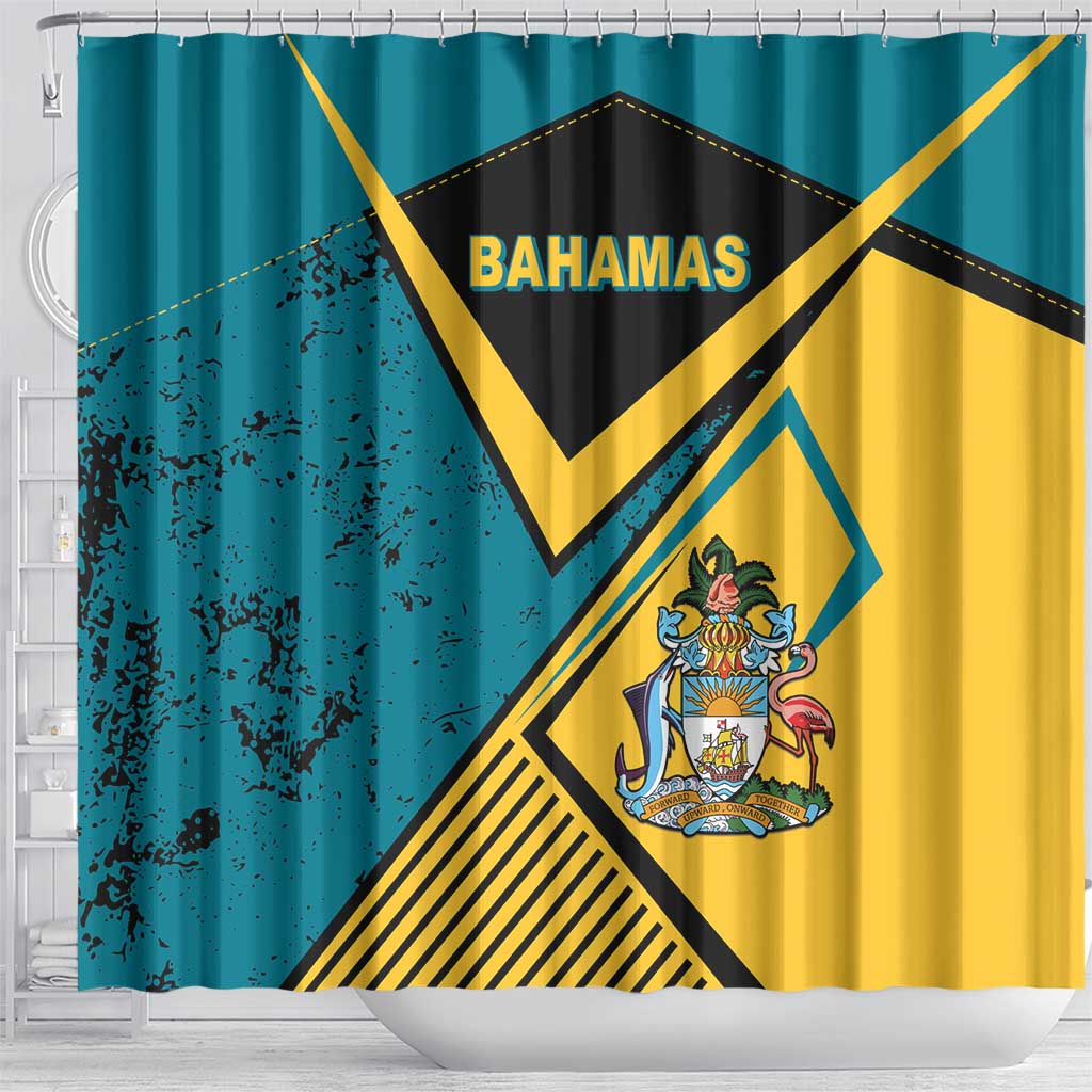 Bahamas Shower Curtain Coat Of Arms Unique Style LT05