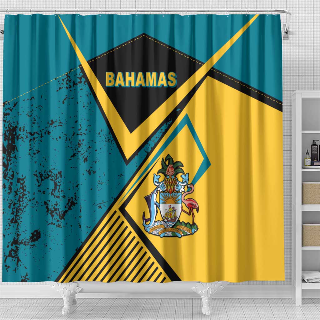 Bahamas Shower Curtain Coat Of Arms Unique Style LT05