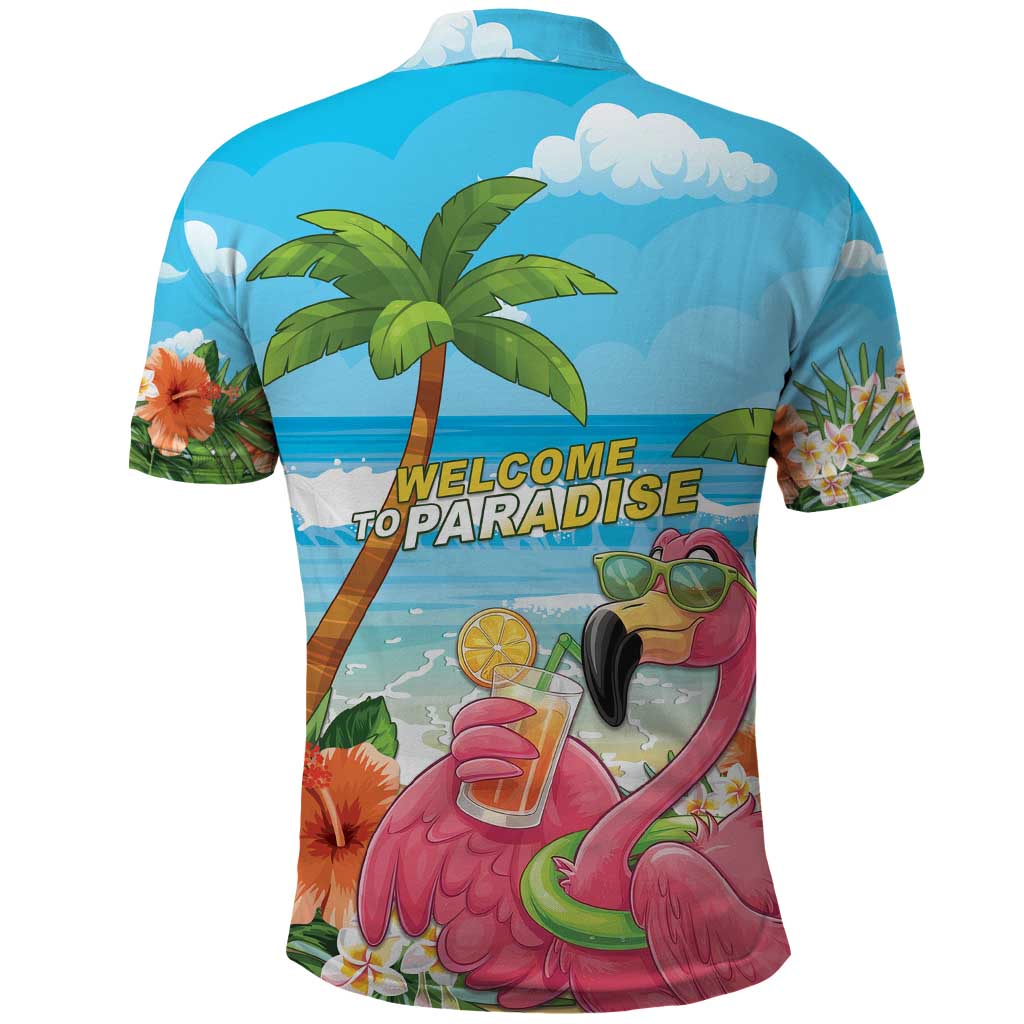 Bahamas Beach Polo Shirt Welcome To Paradise LT05