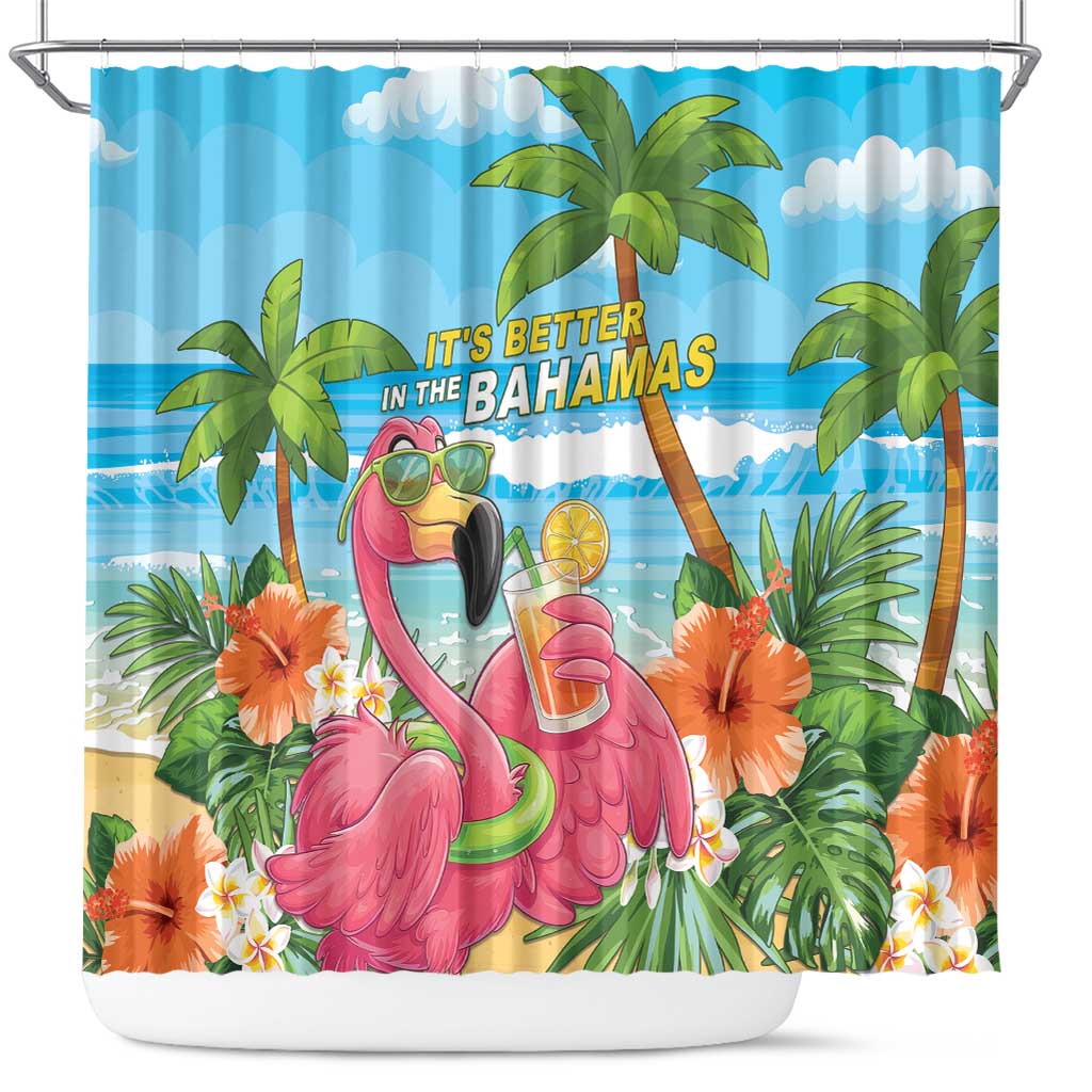 Bahamas Beach Shower Curtain Welcome To Paradise LT05
