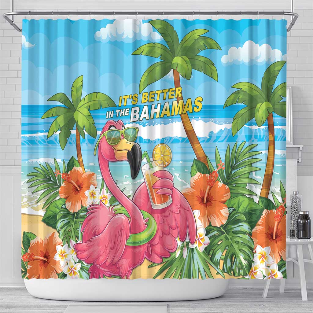 Bahamas Beach Shower Curtain Welcome To Paradise LT05