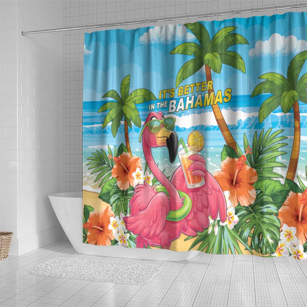 Bahamas Beach Shower Curtain Welcome To Paradise LT05