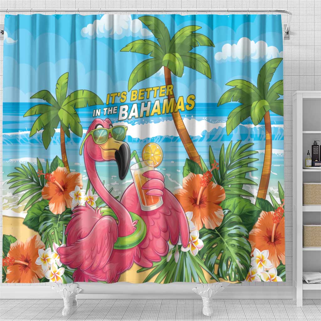 Bahamas Beach Shower Curtain Welcome To Paradise LT05