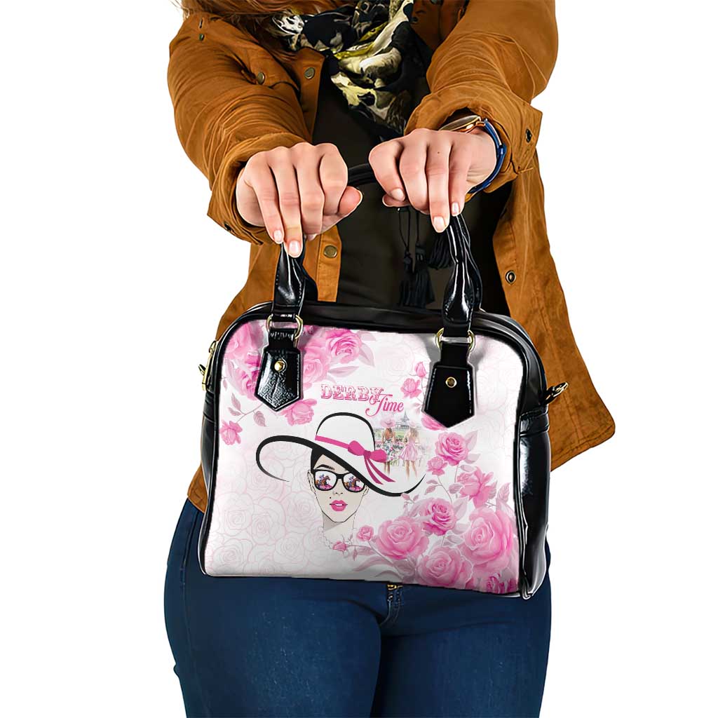 Kentucky Horse Racing Shoulder Handbag Fancy Ladies LT05