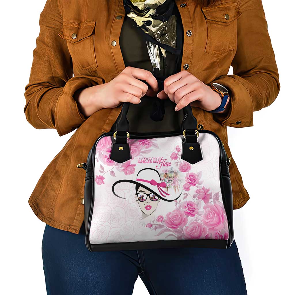 Kentucky Horse Racing Shoulder Handbag Fancy Ladies LT05