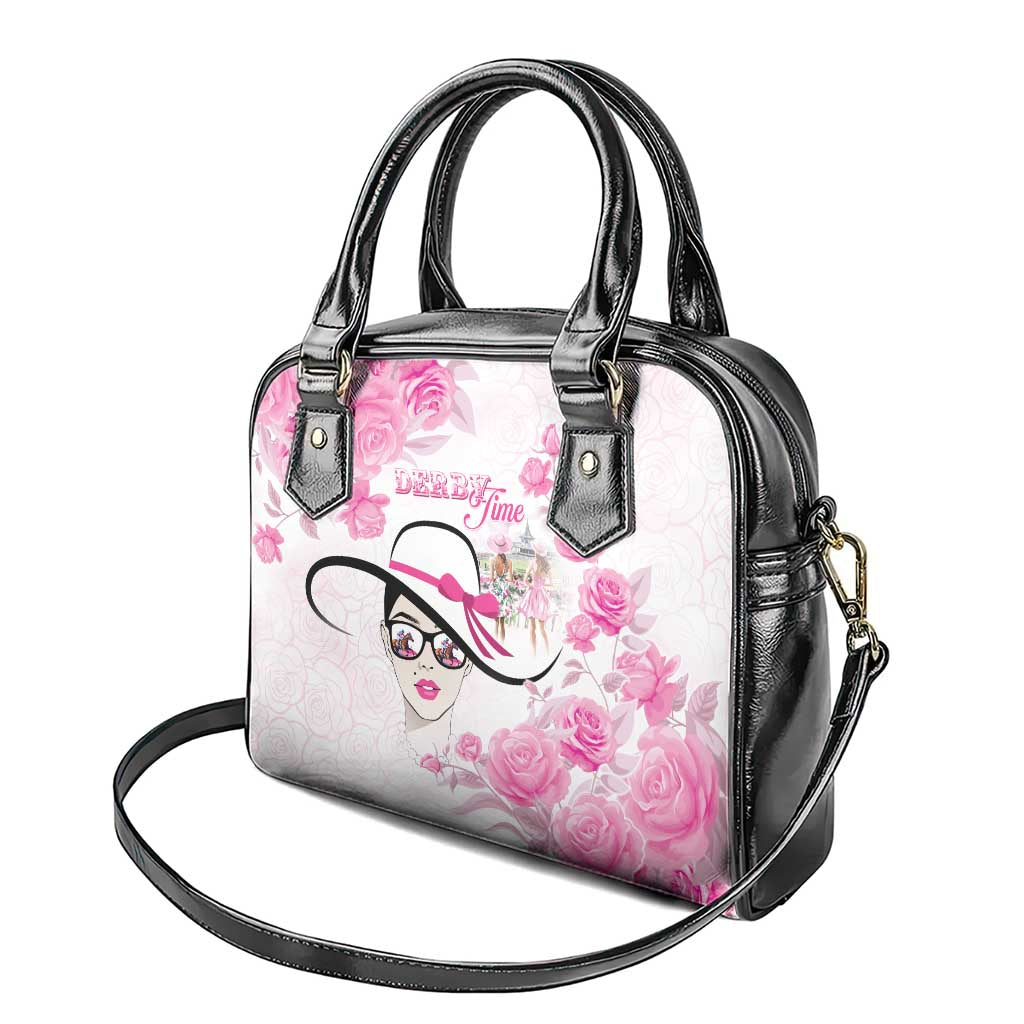 Kentucky Horse Racing Shoulder Handbag Fancy Ladies LT05