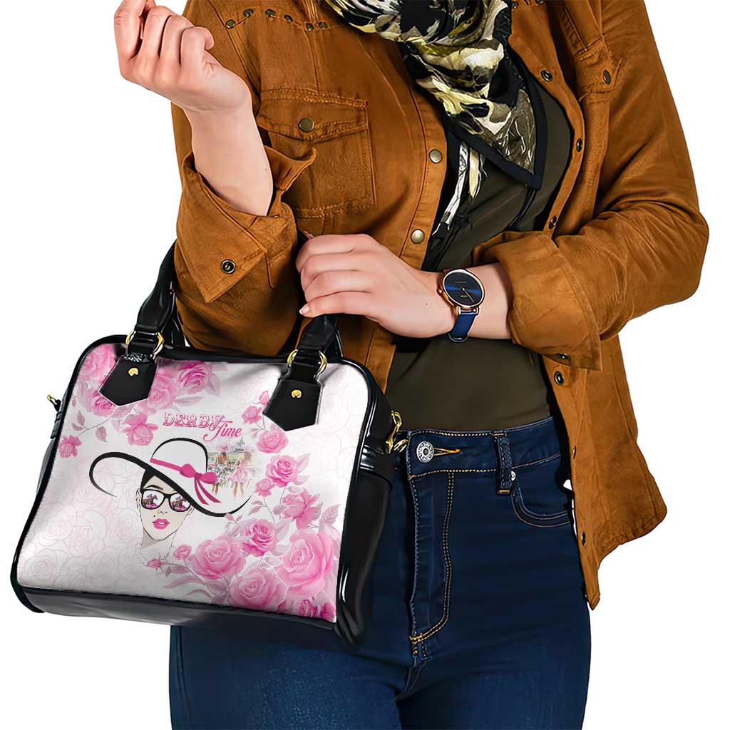 Kentucky Horse Racing Shoulder Handbag Fancy Ladies LT05