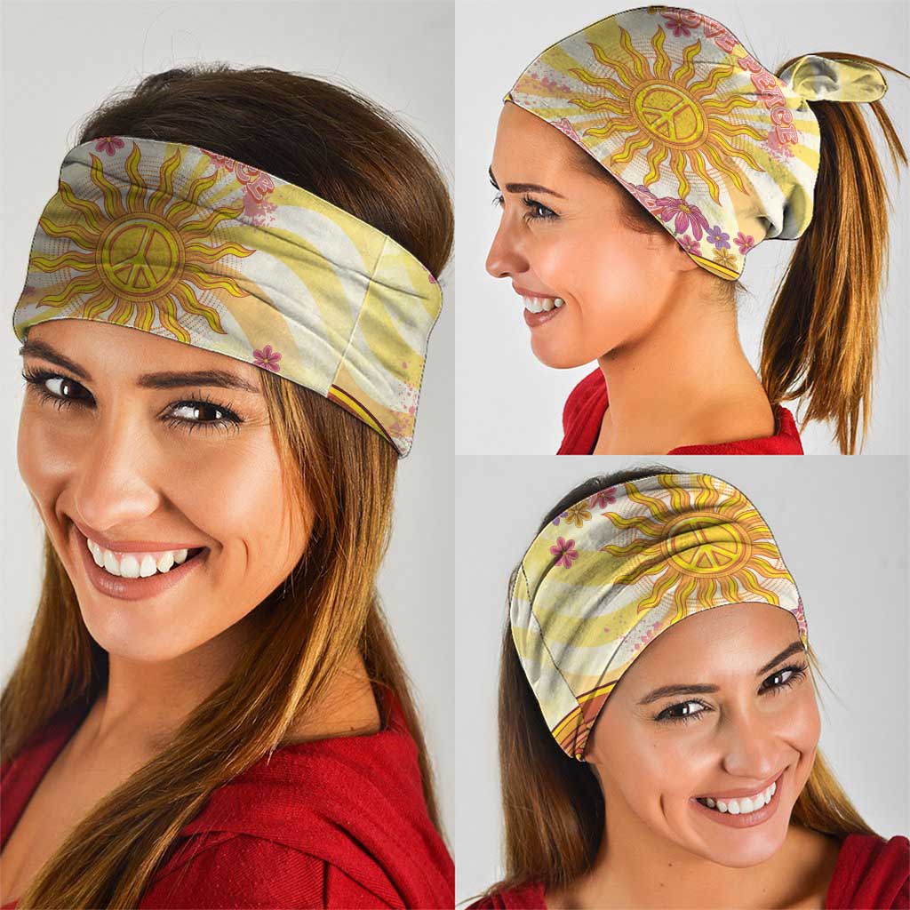 Love Peace Unity Neck Gaiter Hippie Soul Sunflower LT05