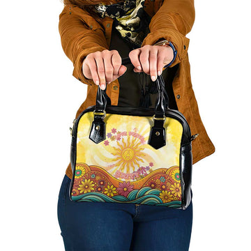 Love Peace Unity Shoulder Handbag Hippie Soul Sunflower LT05
