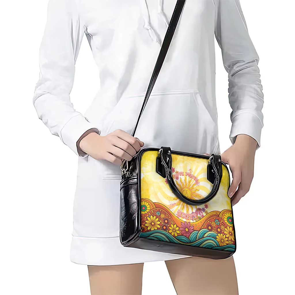 Love Peace Unity Shoulder Handbag Hippie Soul Sunflower LT05