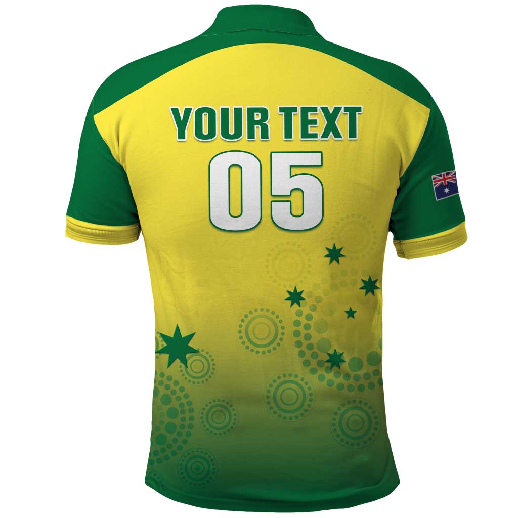 Custom Australia Cricket Polo Shirt Go Champions Aussies LT05