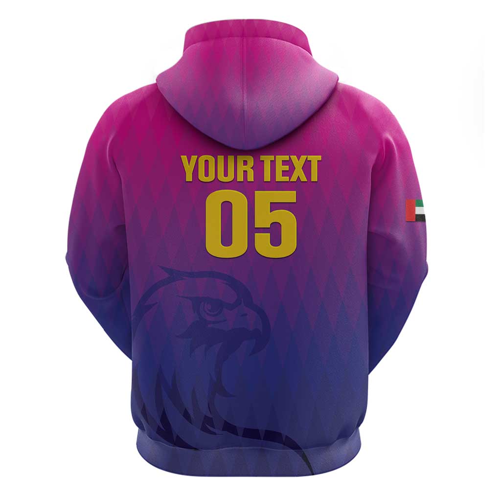 Custom United Arab Emirates Cricket Hoodie Go Champions Sporty Style LT05