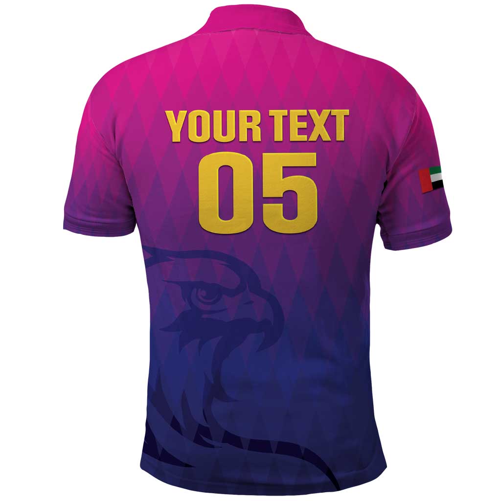 Custom United Arab Emirates Cricket Polo Shirt Go Champions Sporty Style LT05