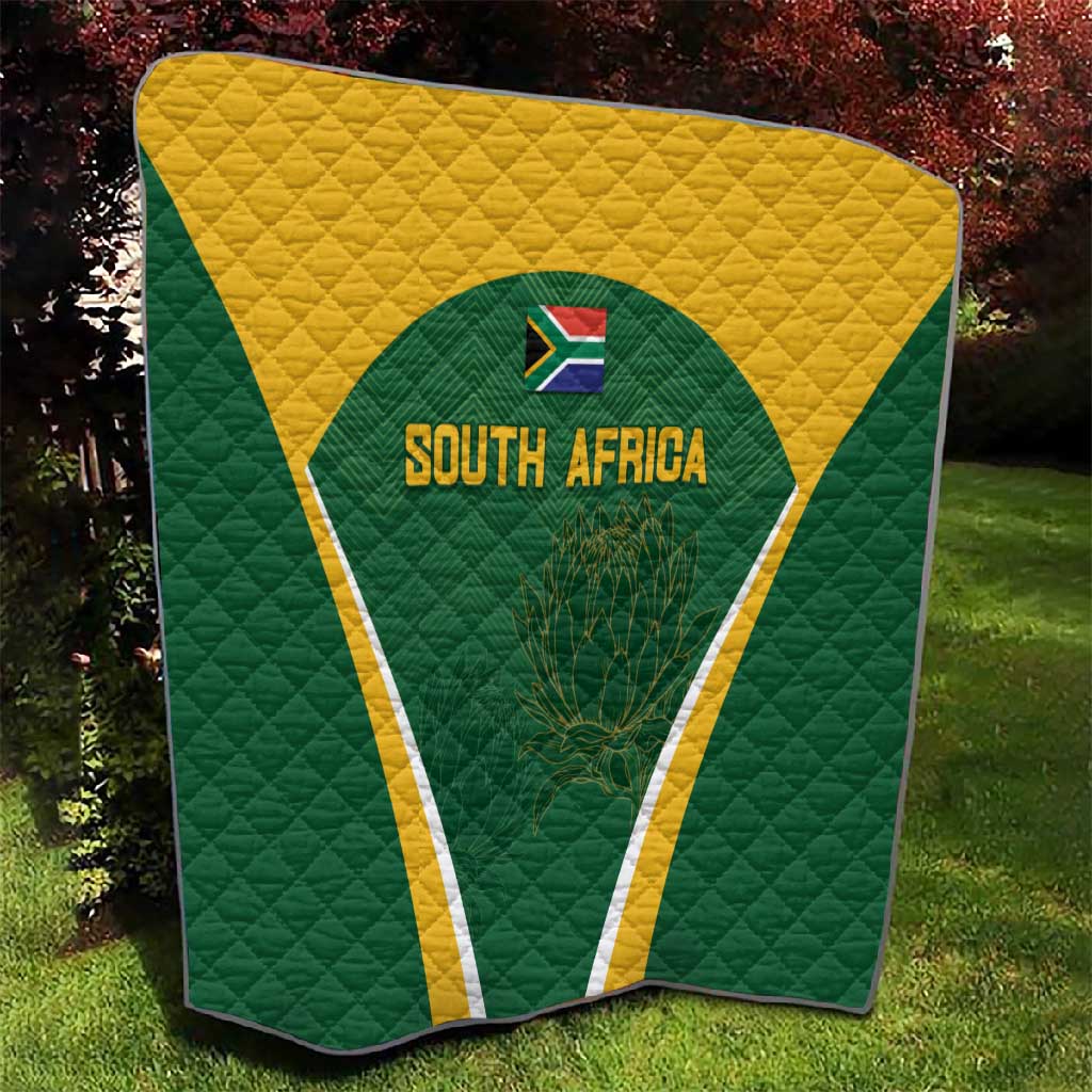 South Africa Cricket Quilt Go Champions Protea Pattern LT05