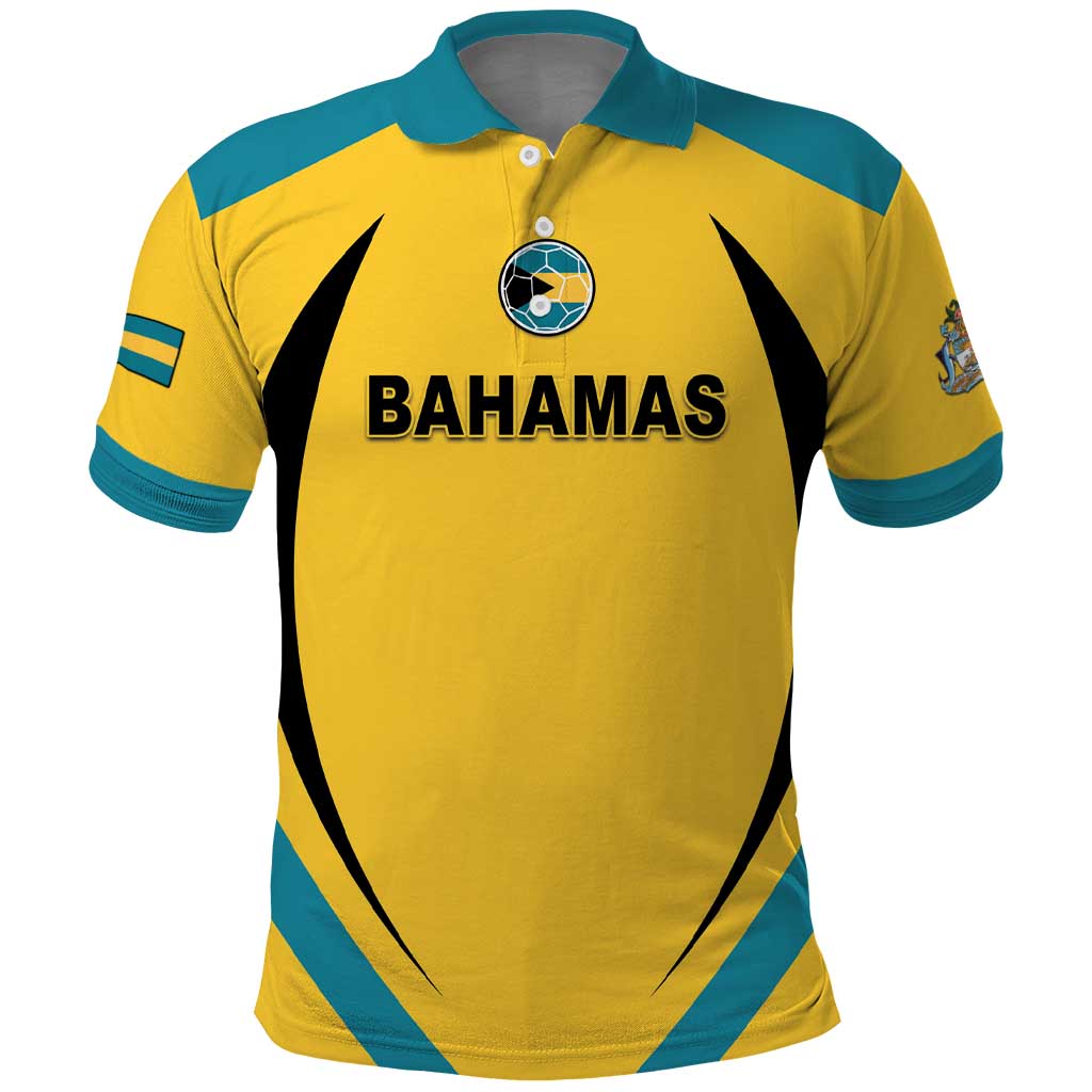 Custom Bahamas Football Polo Shirt Go Champions Baha Boyz LT05