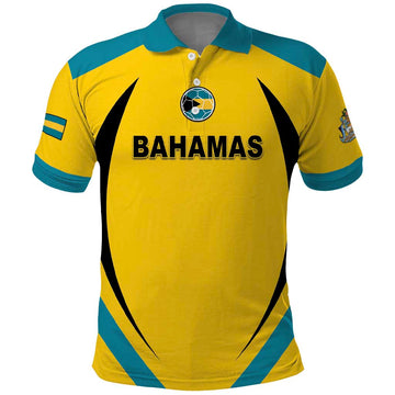 Custom Bahamas Football Polo Shirt Go Champions Baha Boyz LT05