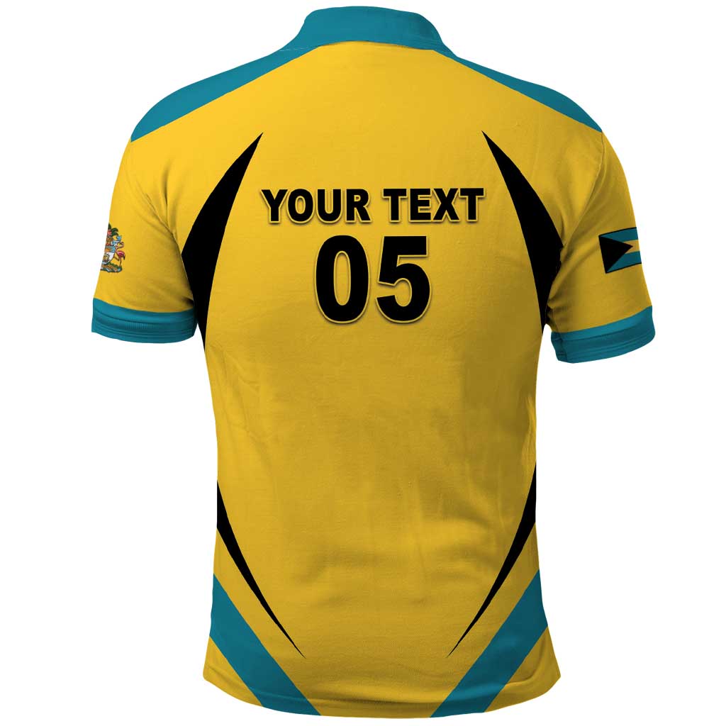 Custom Bahamas Football Polo Shirt Go Champions Baha Boyz LT05