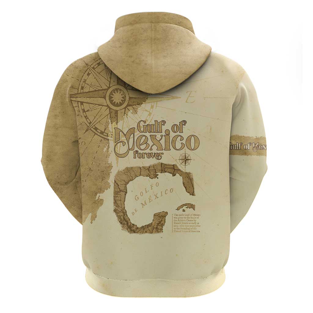 Gulf Of Mexico Estd 1672 Hoodie Vintage Style LT05