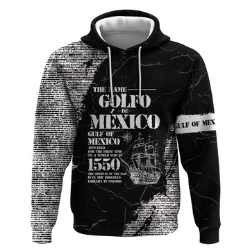 Golfo De Mexico Hoodie Est. Since 1550 And Forever LT05
