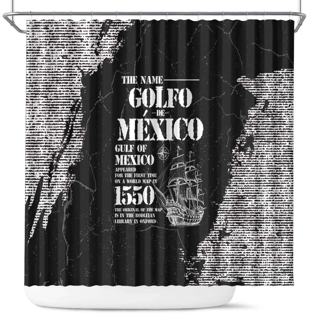 Golfo De Mexico Shower Curtain Est. Since 1550 And Forever LT05