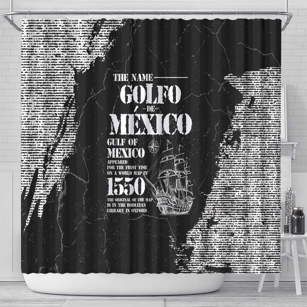 Golfo De Mexico Shower Curtain Est. Since 1550 And Forever LT05