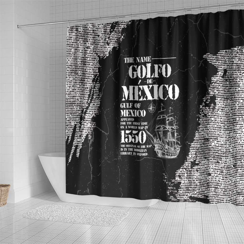 Golfo De Mexico Shower Curtain Est. Since 1550 And Forever LT05
