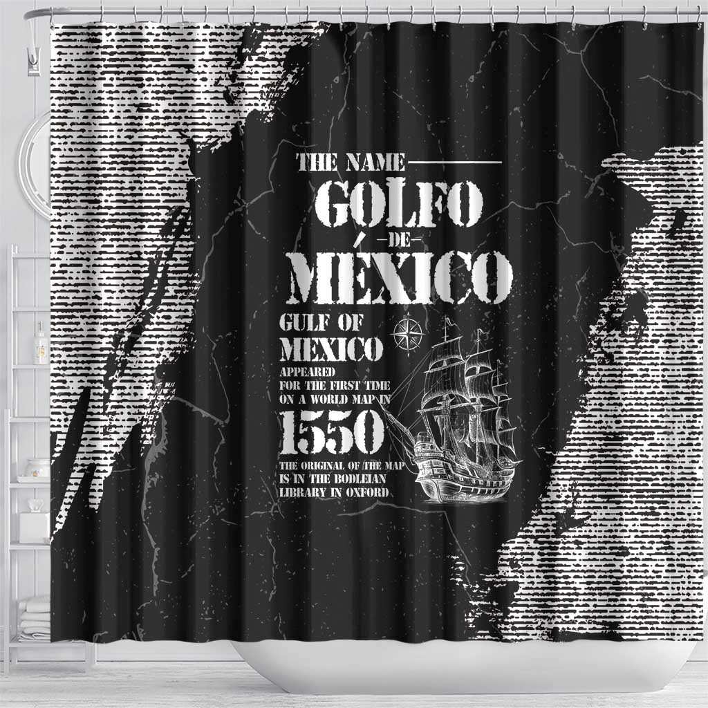 Golfo De Mexico Shower Curtain Est. Since 1550 And Forever LT05