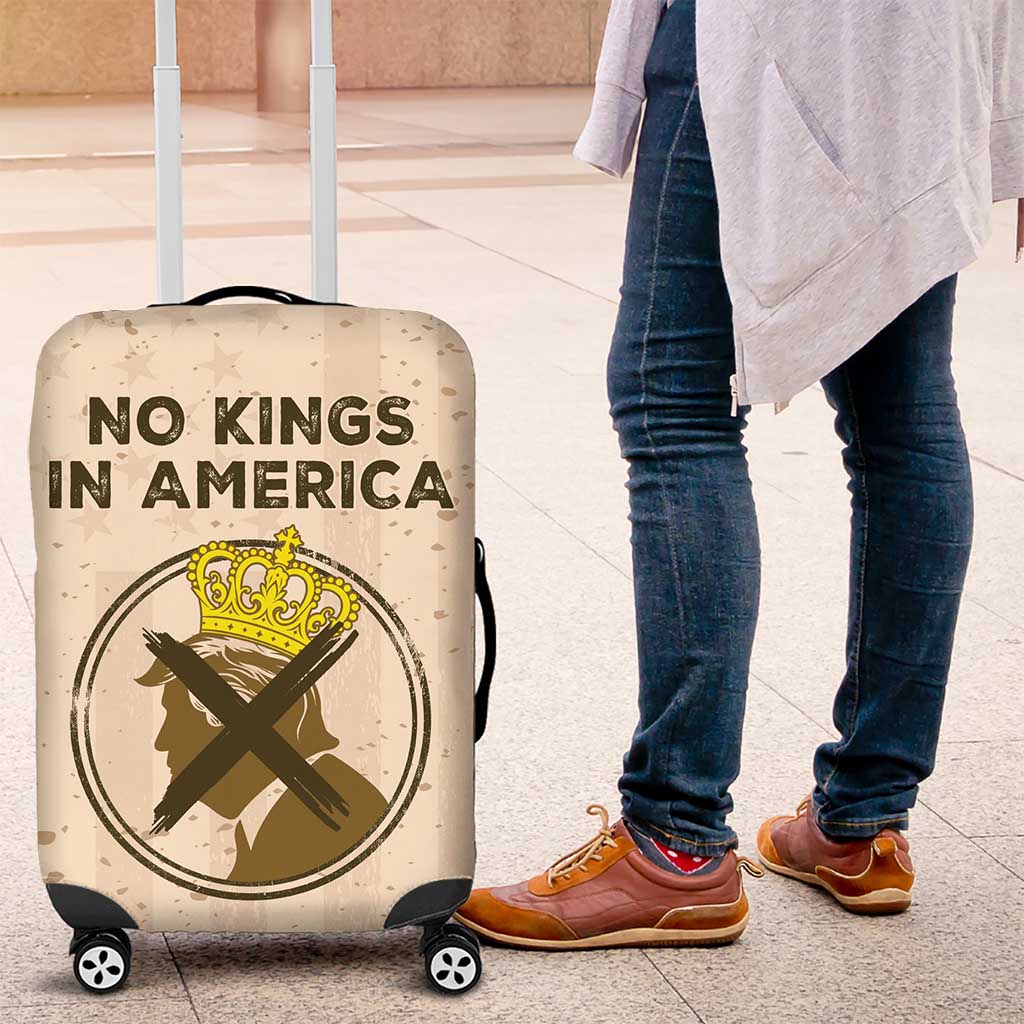 No Kings In America Luggage Cover We The People LT05