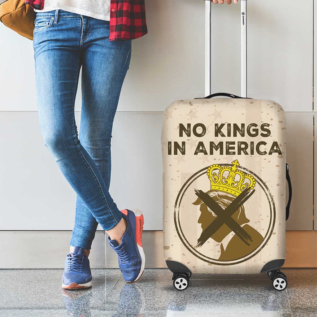 No Kings In America Luggage Cover We The People LT05