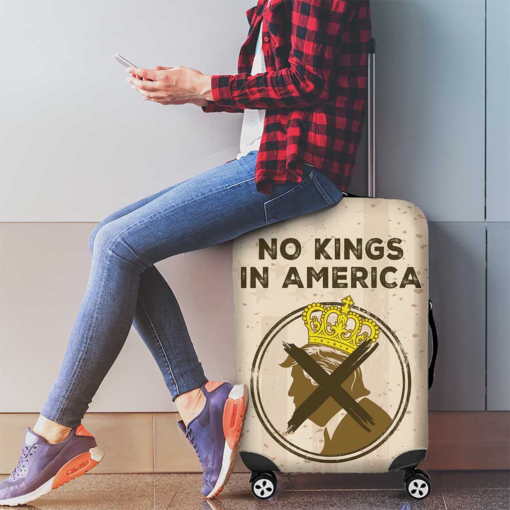 No Kings In America Luggage Cover We The People LT05