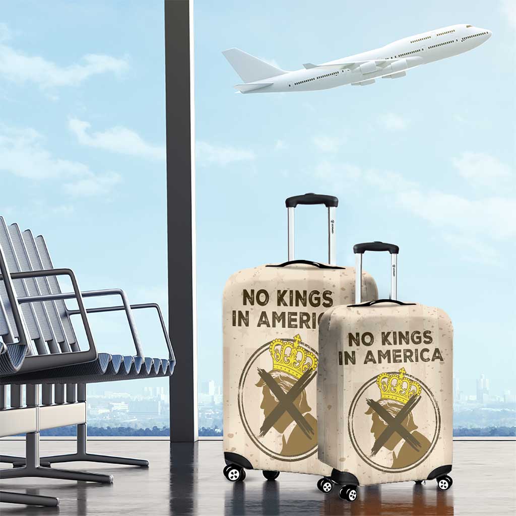 No Kings In America Luggage Cover We The People LT05