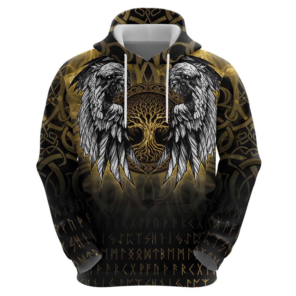 Personalized Cornwall Celtic Chough Hoodie With Tree Of Life LT05