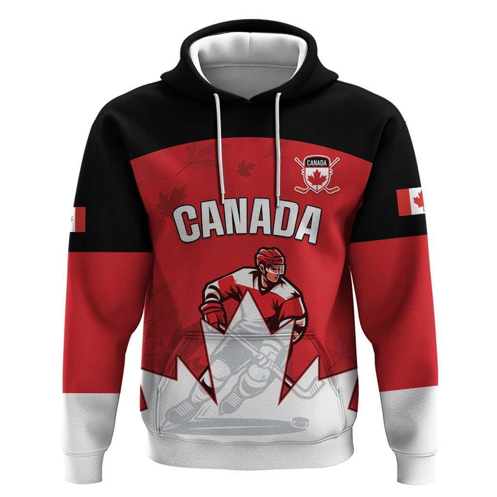 Custom Canada Hockey Hoodie Maple Leaves Sporty Style LT05