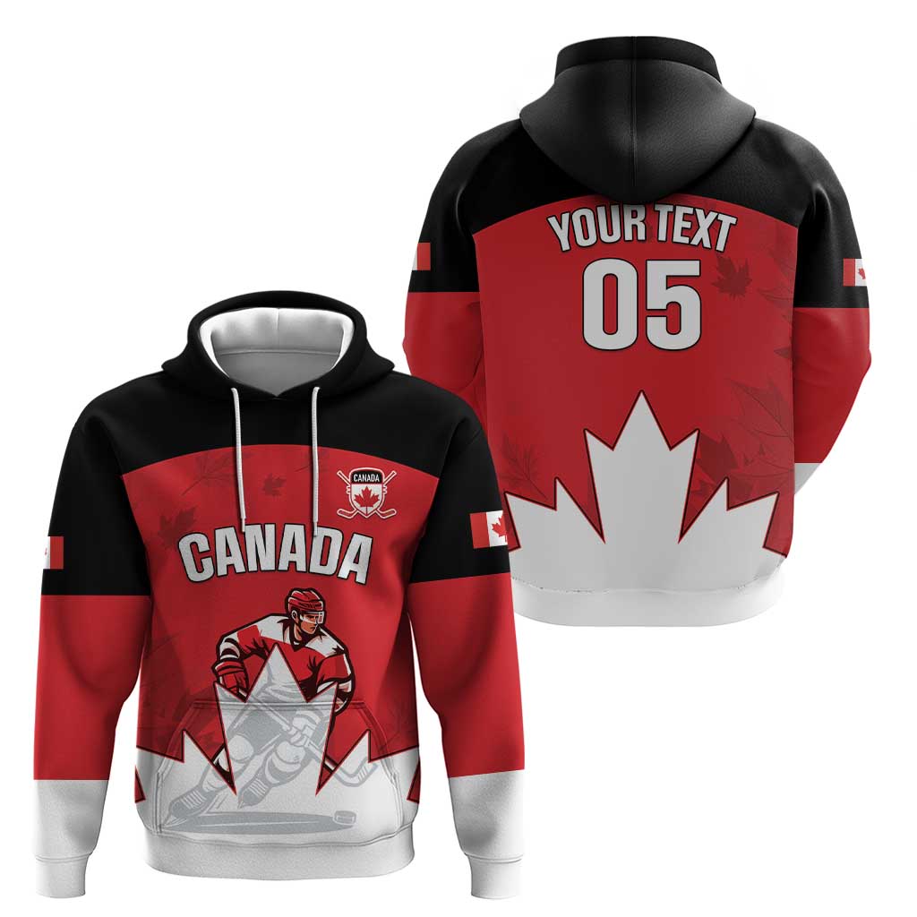 Custom Canada Hockey Hoodie Maple Leaves Sporty Style LT05
