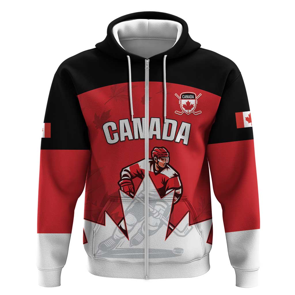 Custom Canada Hockey Hoodie Maple Leaves Sporty Style LT05