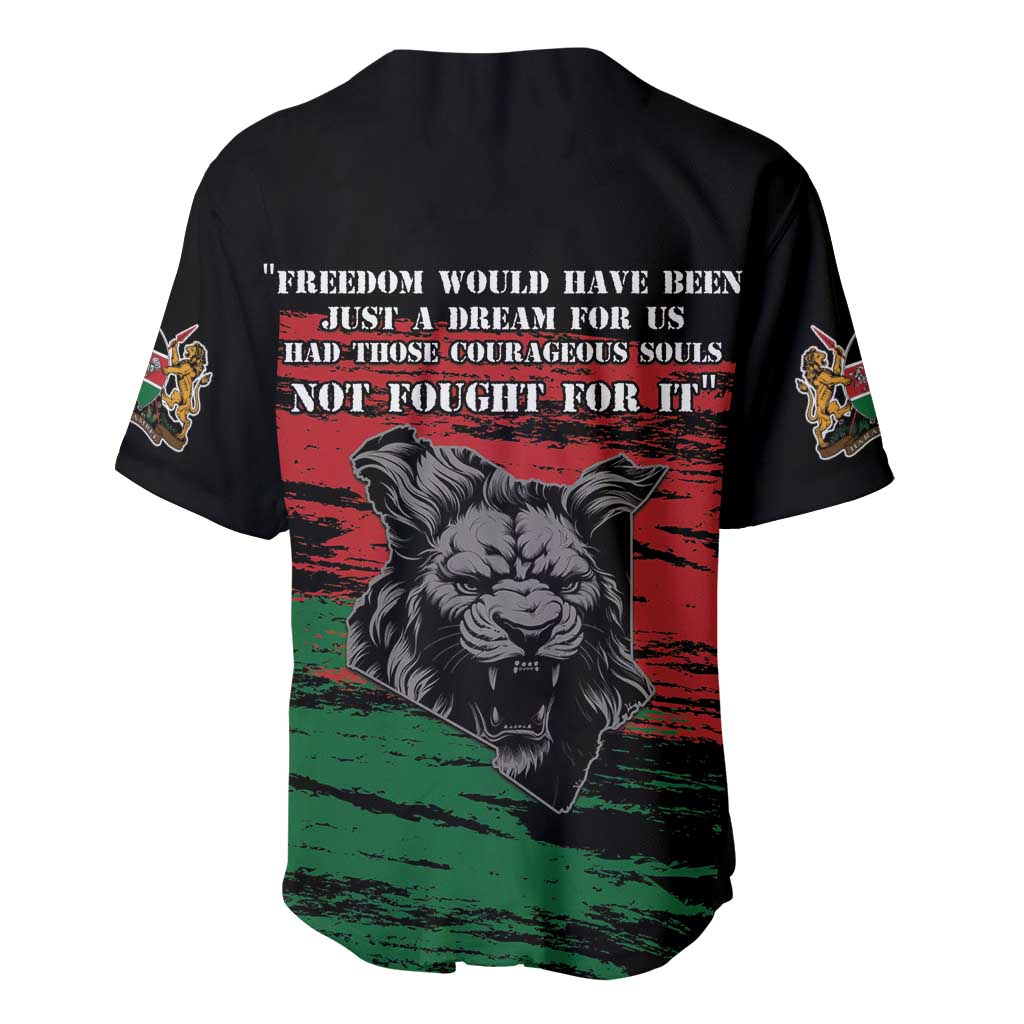 Happy Kenya Mashujaa Day Baseball Jersey Honour Our Heroes, Heroines LT05