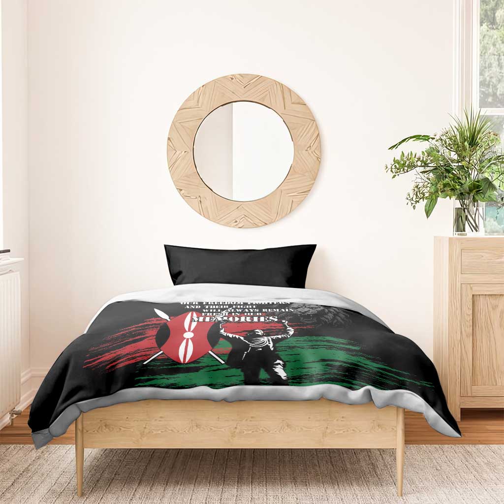 Happy Kenya Mashujaa Day Bedding Set Honour Our Heroes, Heroines LT05
