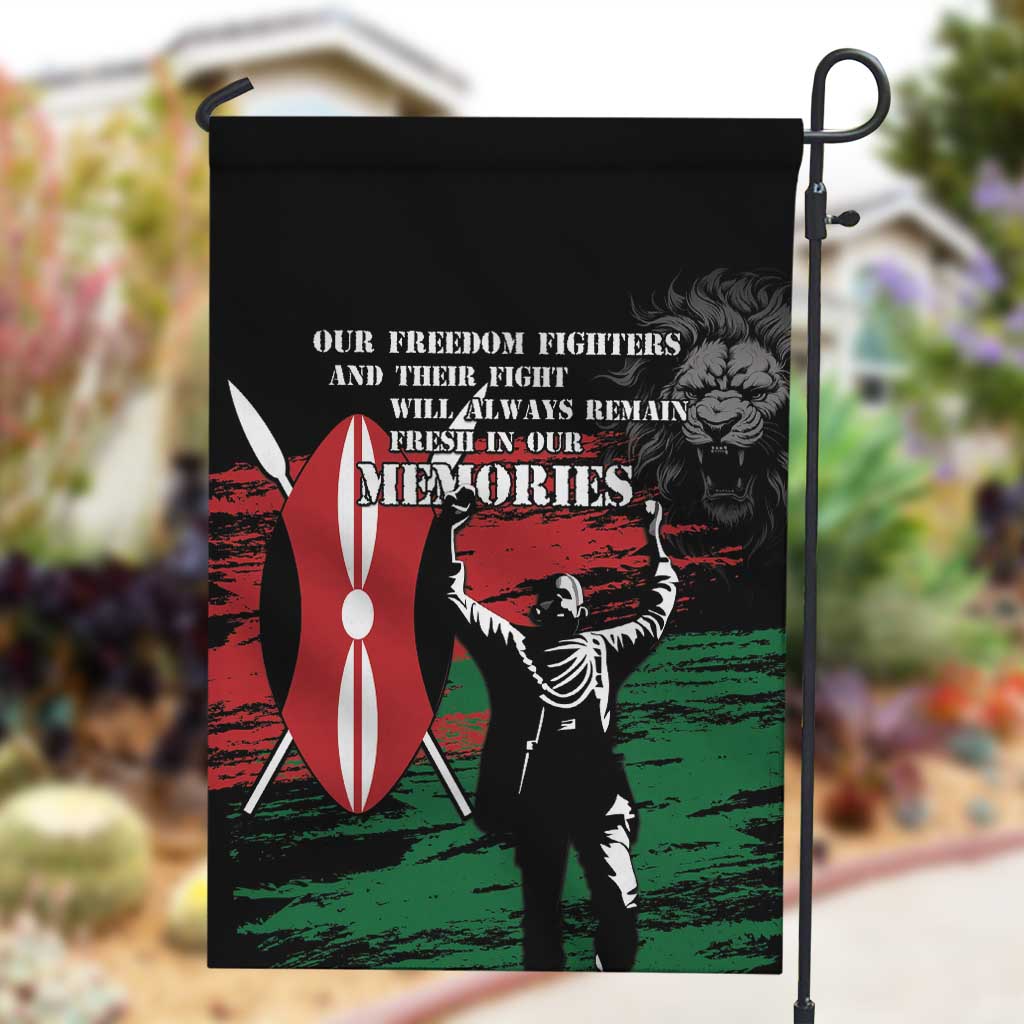 Happy Kenya Mashujaa Day Garden Flag Honour Our Heroes, Heroines LT05