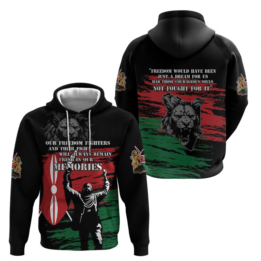 Happy Kenya Mashujaa Day Hoodie Honour Our Heroes, Heroines LT05