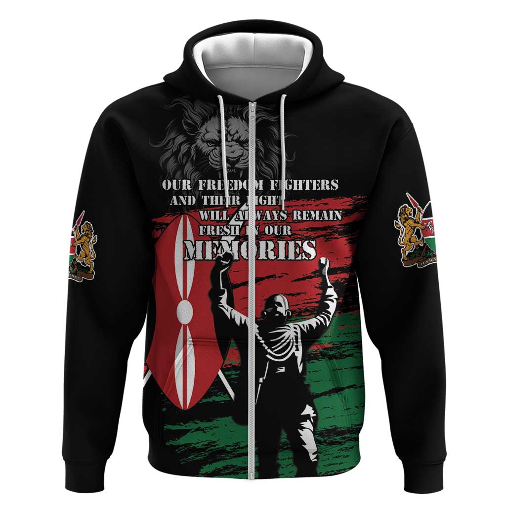 Happy Kenya Mashujaa Day Hoodie Honour Our Heroes, Heroines LT05